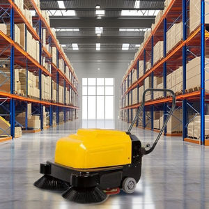 Balayeuse manuelle à piles Nettoyeur de sol efficace pour parkings et locaux industriels - Product Image 3