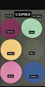 Colección de Tonos de Verde Pista de U.S. Polo para Diseño de Ropa de Moda, Producción de Prendas y Abastecimiento al por Mayor - Product Image 2
