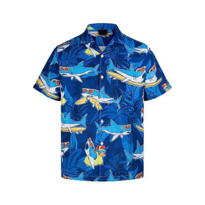 Chemise Hawaïenne Homme Personnalisée de Haute Qualité avec Logo, Écologique, Séchage Rapide, Respirante, Imprimée, Tendance, Vintage, Manches Courtes pour la Plage - Product Image 3