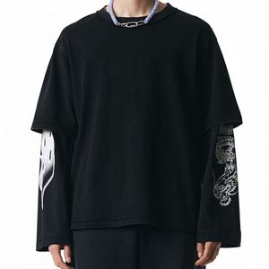 T-shirt double couche toutes saisons, confortable, respirant, tissu élégant, pour hommes et femmes, décontracté, à porter au quotidien, en plein air - Product Image 6