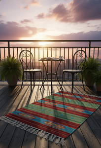 Tapis/chemins de table en peluche 100 % coton, faits main, à motifs floraux, pour la maison, l'hôtel et les voyages, design moderne, lavables en machine, réversibles, personnalisables - Product Image 2