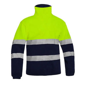 Chaqueta de Seguridad Laboral para Hombre, Ligera, Transpirable, Reflectante, de Alta Visibilidad, ANSI Clase 1, Impermeable, de Algodón, para Invierno - Product Image 4