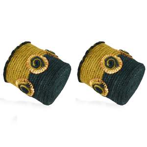 Handmade Jute Eco-Friendly Woven Art Deco Design Round Pen Stand & <b>Desk</b> Organizer for <b>Study</b> Room - Product Image 6