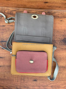 Nouveau sac à main en cuir recyclé sacoche vente chaude arc-en-ciel couleur sac à main femmes élégant Unique Multi utilise sacs à bandoulière durables - Product Image 6