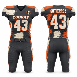 Uniformes de football américain en gros, sur mesure, performance athlétique professionnelle, confectionnés sur mesure, sublimation, broderie, impression - Product Image 1