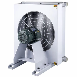 Refroidisseur d'huile à plaques et ailettes en aluminium refroidi par air pour machines hydrauliques de haute qualité, conception personnalisable, 380V/220V, garantie 1 an - Product Image 1