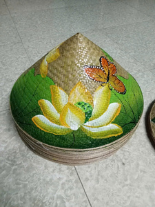 Sombrero Cónico de Bambú Natural Oscuro Envejecido al por Mayor, Estilo Vintage, Decoración para Exteriores, Proveedor de Vietnam - Product Image 2