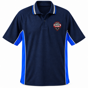 Camiseta Polo de Trabajo al por Mayor para Hombre, Cuello en Contraste, Mangas Raglán, Uniforme de Fábrica/Taller, Personalizable con Bordado y Serigrafía - Product Image 1