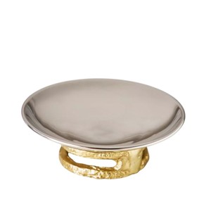 Luxury Golden Brass <b>Soap</b> <b>Dish</b> <b>Holder</b> Silver Base Modern Eco-Friendly Customizable Countertop Bathroom Accessory <b>Soap</b> Case for - Product Image 2