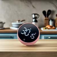 Timer Dapur Digital LED untuk Memasak, Mandi, Belajar, Stopwatch, Jam Alarm, Magnetik, Elektronik, Penghitung Waktu Mundur Memasak