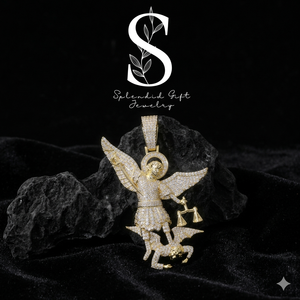 Joyería Hip Hop para Raperos, Colgante de Plata de Ley 925 con Moissanita de Lujo, Personalizado y con Incrustaciones de Diamantes - Product Image 1