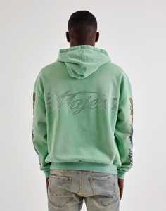 Sudadera con capucha para hombre estilo vintage 2026, personalizada, de invierno, de algodón grueso, tejido con borde sin rematar, lavado desgastado, con bolsillos tipo cargo, Premium - Product Image 6