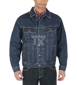 Fabricant de vêtements en gros, vestes en jean pour hommes, vestes en jean basiques de couleur unie personnalisées, vestes en jean pour hommes fabriquées au Pakistan - Product Image 4