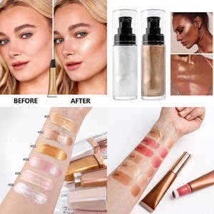 Iluminador Líquido para el Rostro, Gotas Brillantes, Maquillaje Fluido, 6 Colores para Fiestas, Novias, Cosmético Radiante - Product Image 4