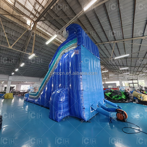 Scivolo d'Acqua Gonfiabile Commerciale a Tema Squalo con Doppia Corsia e Piscina <span class=keywords><strong>per</strong></span> Parchi Acquatici e Feste Estive in Giardino - Product Image 3
