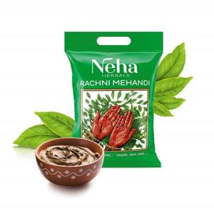 Henna en Polvo Natural Neha Herbals, Kit Profesional de Tatuajes Mehandi, Set Completo Rachni para Arte Corporal, Bolsa de 250g, de la India - Product Image 5