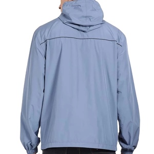 Chaqueta Cortavientos Azul Claro para Hombre, de Alta Calidad, Tejido Ligero, Estilo con Cremallera, Talla Grande, BY HI 2026 - Product Image 5