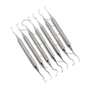 Juego de 14 Elevadores Dentales Nuevos de Grado Quirúrgico O.R. con Mango Dorado, Instrumentos Quirúrgicos Certificados CE - Product Image 5