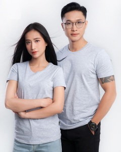 เสื้อยืดผู้ชายผ้าฝ้าย100% สไตล์ลำลองป้องกันแบคทีเรียสวมใส่สบายและทนทานน้ำหนักเบาดีไซน์จากเวียดนาม - Product Image 5