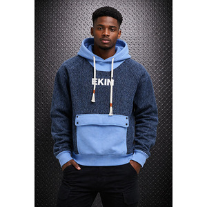 Sudadera con Capucha para Hombre Ekin Impex, Suministro al por Mayor, Ropa de Trabajo Premium, Cuello Alto con Bolsillo, Panel con Motivo Artístico, Tienda Boutique, Suave - Product Image 3