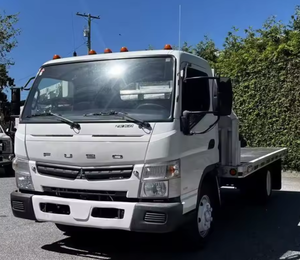 Listo para Trabajar, Usado en 2013, Mitsubishi Fuso FE160, Plataforma Plana de 14 Pies, Diésel, Bajo Kilometraje - Product Image 3