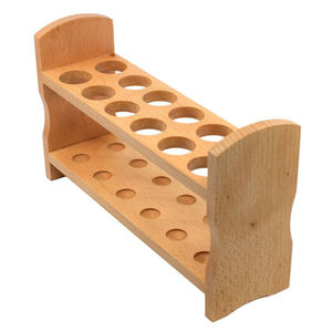 Support à Verres à Vin Contemporain et Élégant en Bois à 2 Niveaux, Organisateur de Vaisselle Durable de Qualité Supérieure, Idéal pour Mariages, Fêtes et Bars - Product Image 1
