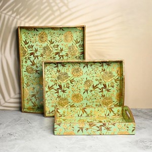 Premium MDF Serving <b>Tray</b> <b>Decorative</b> <b>Tray</b> Home Kitchen Dining Coffee Table and Gifting Purpose Elegant MDF <b>Tray</b> Stylish Serving - Product Image 1