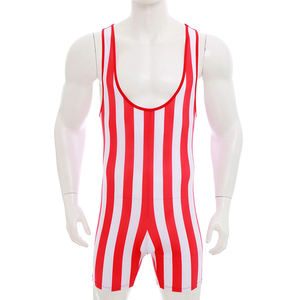 Customized Plus Size 5XL Sublimation Breathable Short Wrestling Singlet Unisex Bodysuit Sports Gym Athletic <b>Boxers</b> OEM Service - Product Image 5