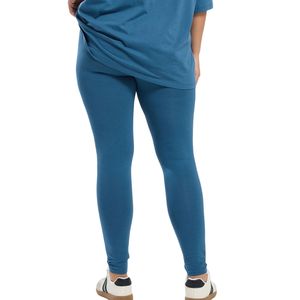 Leggings Azules Sólidos de Cintura Alta para Mujer, Tallas Grandes, Elásticos, Transpirables, de Secado Rápido, para Yoga y Ejercicio, Venta al Por Mayor, Personalizados, OEM, ODM - Product Image 5