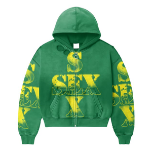 เสื้อฮู้ดซิปผ้าเฟรนช์เทอร์รี่สำหรับผู้ชาย ขายส่ง เสื้อสเวตเชิ้ตน้ำหนักเบาแบบกำหนดเอง ผู้ผลิตเสื้อผ้าแบรนด์ส่วนตัว - Product Image 4