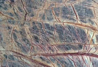 Blocs de marbre Rain Forest, finition brossée, écologiques, durables, design industriel pour comptoirs de cuisine, Park Villa