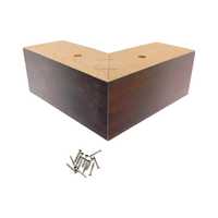 Supports d'angle robustes en bois massif de qualité supérieure pour la réparation de meubles de style moderne, de ferme, d'hôtel et de canapés d'extérieur