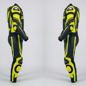 Traje de Cuero Personalizado para Carreras, Equipo de Motociclismo OEM, Traje de Una Pieza para Día de Pista, Ropa Protectora para Motociclistas con Armadura de TPU - Product Image 4