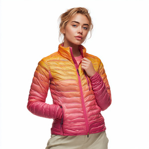 Veste matelassée chaude d'hiver pour femme, col montant, style streetwear, manteau d'extérieur rembourré en duvet pour femme - Product Image 2