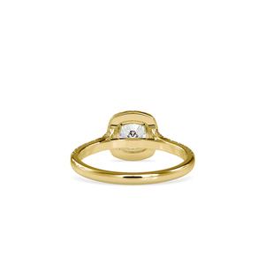 Luxury Trend S925 Silver <b>Cushion</b> Cut Halo Pave Band <b>Wedding</b> Anniversary Party Wear Women Moissanite <b>Ring</b> - Product Image 4