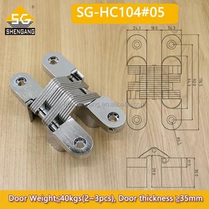 <span class=keywords><strong>Bisagra</strong></span> oculta pequeña/mini <span class=keywords><strong>SOSS</strong></span> de 18, 25, 45 mm para paneles, para equipos eléctricos automáticos y puertas invisibles de autoservicio - Product Image 4