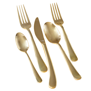 Ensemble de couverts élégants en acier inoxydable pour les fêtes, finition miroir, fourchette et cuillère durables, réutilisables - Product Image 3