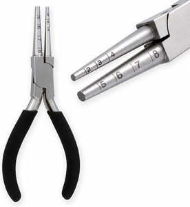 Acculoop <b>Round</b> <b>Nose</b> <b>Pliers</b> 2-8 mm Marked Jewelry Making Tools <b>Pliers</b> Soft Grip Handle - Product Image 5