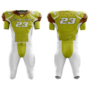 Custom American Football Jersey Set Striped <b>Rainbow</b> Design Sublimated Short Sleeve V-neck Fitted Men's Adult 100% Summer - Product Image 4