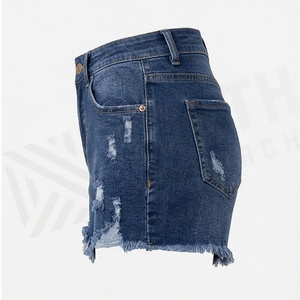 Fashion Women Jeans Mid Waist High <b>Stretch</b> Ladies <b>Denim</b> Shorts Customized Color Premium Quality Summer Apparel Trends - Product Image 3