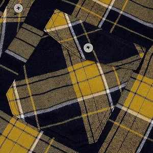 Chemise en flanelle à carreaux pour homme, manches longues, boutonnée, décontractée, style workwear, streetwear, chemise en coton à carreaux, fabricant de vêtements OEM - Product Image 4