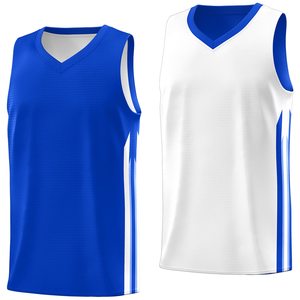Camiseta de Baloncesto Reversible Elite, Uniforme de Baloncesto Personalizado por Sublimación, Camiseta de Equipo de Doble Cara sin Mangas, Ropa Deportiva de Alto Rendimiento - Product Image 1