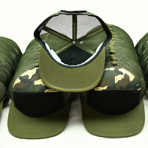 Casquette Trucker Camouflage Tigre en Gros 100% Coton Maille Respirante Imperméable Tendance Extérieur Patch Snapback pour Tenue Sportive Personnalisée - Product Image 5
