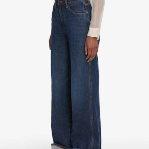 Pantalones Jogger de Forro Polar Transpirable para Mujer, Corte Holgado, con Logotipo Personalizado, Cintura Media, Diseño Casual de Frente Plano para Invierno, Teñido Liso - Product Image 1