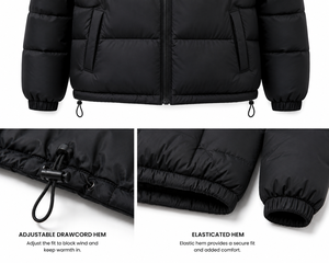 Veste d'hiver pour homme, nouvelle mode, manches amovibles, épaisse, imperméable et coupe-vent, veste en duvet pour homme - Product Image 5