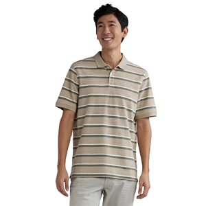 เสื้อโปโลผู้ชายสีดำทันสมัยไซส์ใหญ่ ลายทาง แขนสั้น ทรงเข้ารูป สำหรับฤดูร้อน จากซัพพลายเออร์บังกลาเทศ - Product Image 4