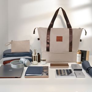 <b>20</b> <b>Inch</b> Khaki Luggage Sets 3-Piece Lightweight Hardshell ABS Carry-On <b>Suitcases</b> 22x14x9 Airline Approved with Wheels - Product Image 3