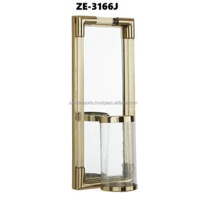 Support mural pour bougie en métal design sud-ouest, motif nature morte, décoration écologique, Zahid Exports India Big - Product Image 4