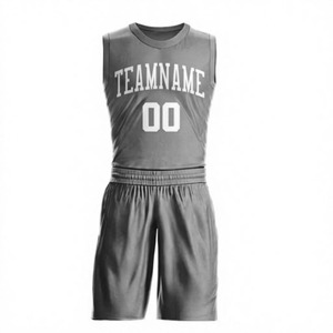 Private <b>Label</b> Your Own Jersey Basketball Uniform Team Wear Wholesale Youth Basketball Uniform 100 Percent Polyester Unisex - Product Image 2