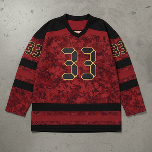 Jersey de Hockey sobre Hielo Personalizado de Élite, Ligero, de Alto Rendimiento, Manga Larga, Cómodo, Uniforme de Equipo, Venta al Por Mayor, Dropshipper - Product Image 6